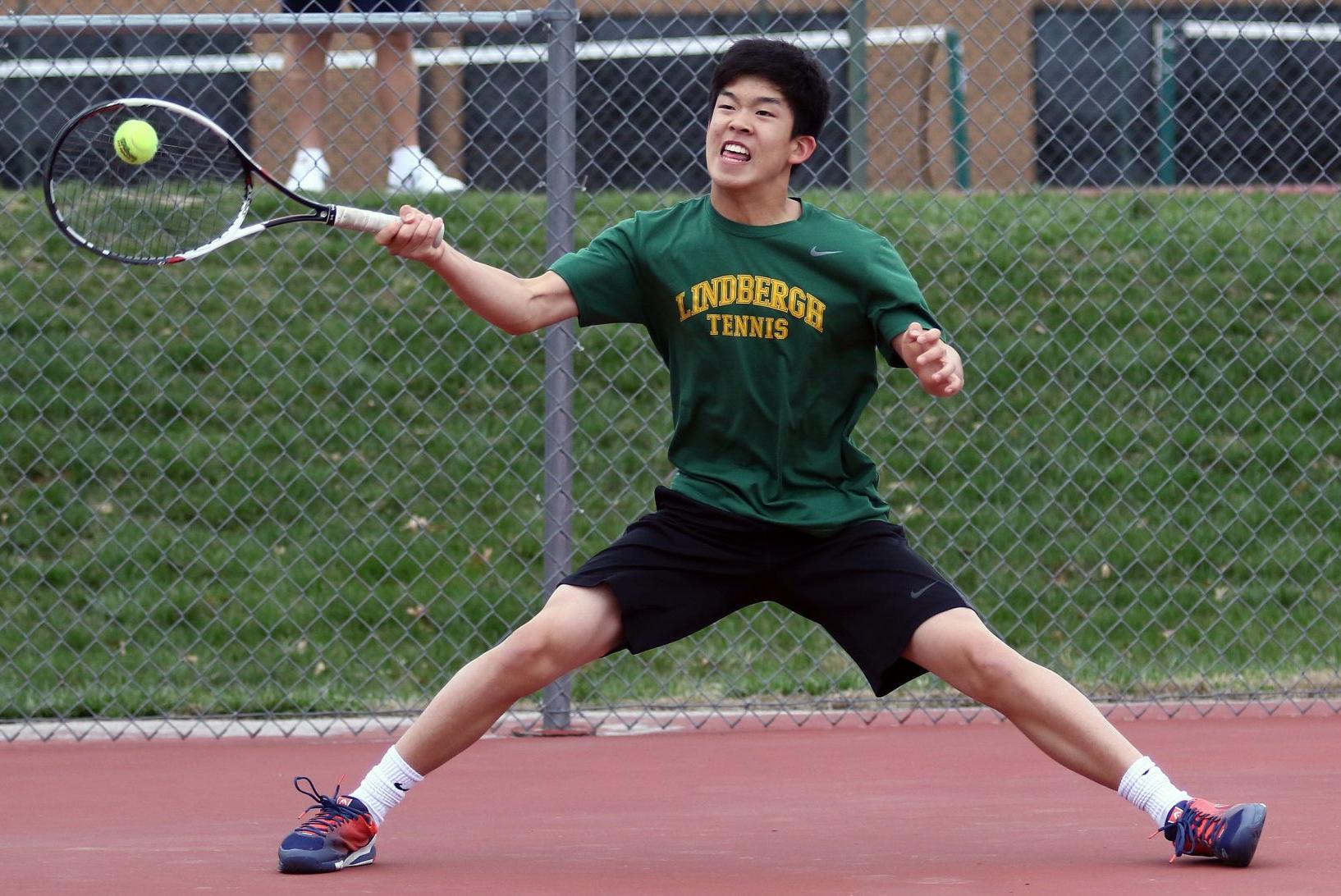 SLUH vs. Lindbergh tennis